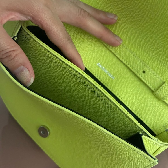 neon balenciaga bag